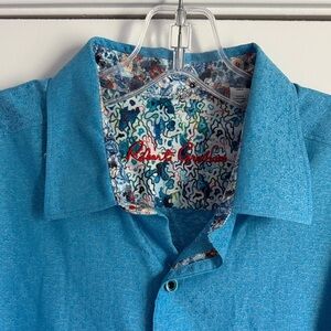 Robert Graham Turquoise Dress Shirt